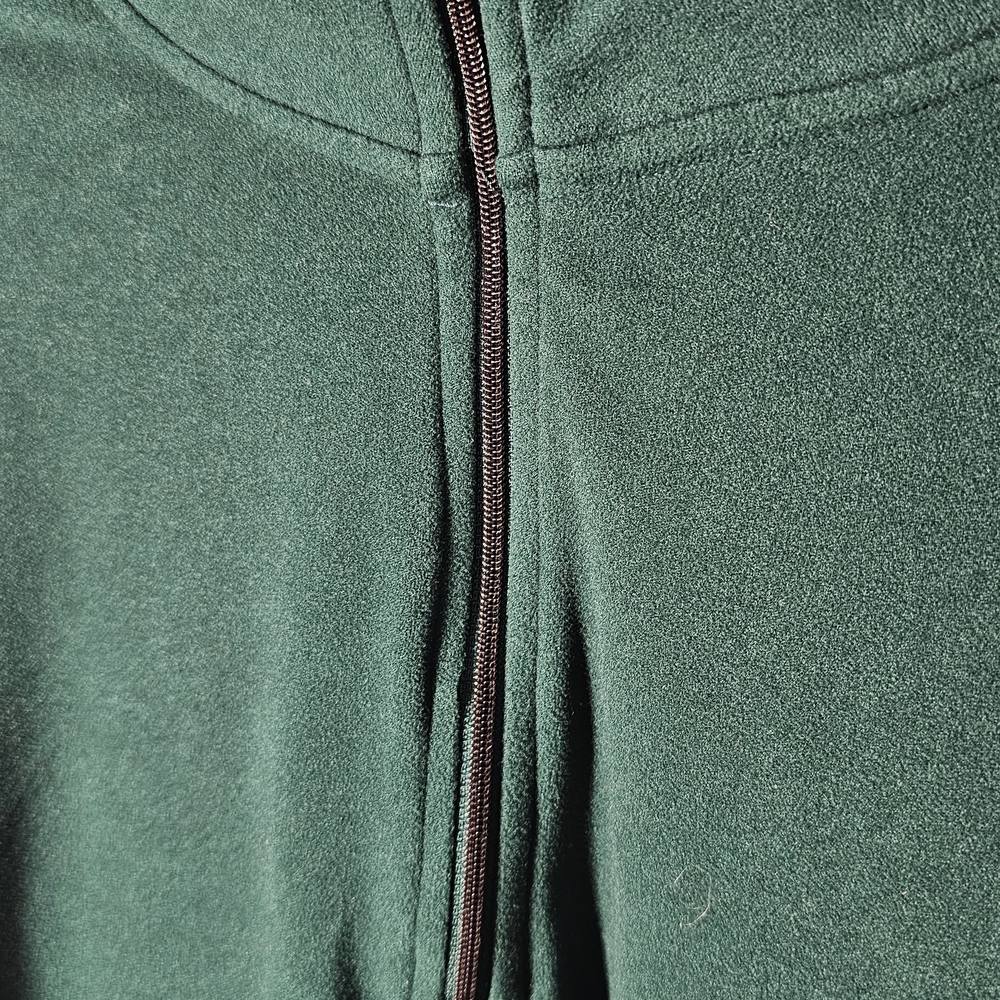 TORRID SIZE 3 Happy Camper Women's Quarter-Zip Pullover Sweater Dark Green - Picture 8 of 8
